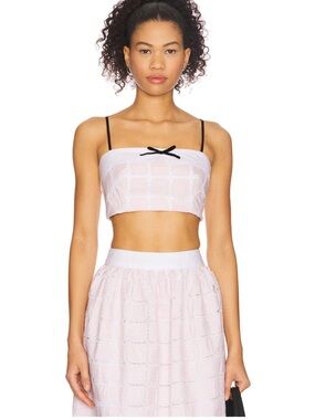 Maude Club Heidi Cotton Top in Light Pink